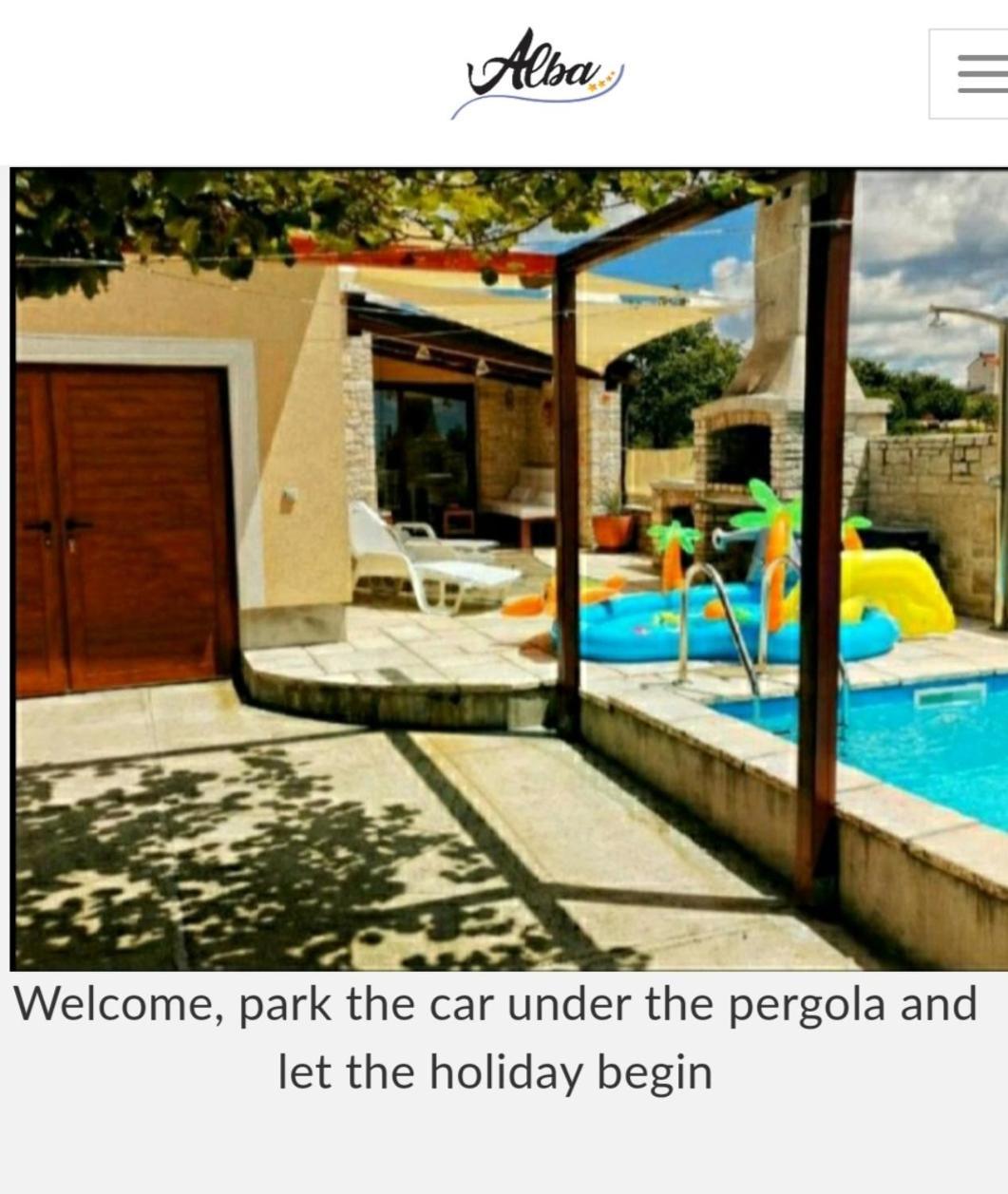 Luxury Apartment Alba With Pool Канфанар Екстер'єр фото